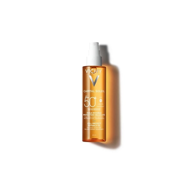 VICHY CAPITAL SOLEIL ÓLEO INVISIVEL CELL PROTECT SPF50+ 200ML