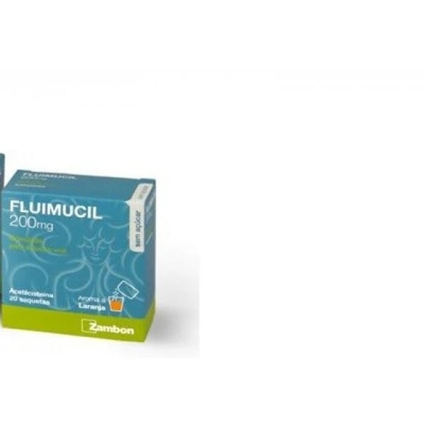 <mark>F</mark>luimucil, 200 mg x 20 gran sol oral saq
