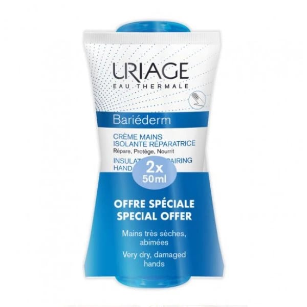 URIAGE BARIÉDERM DUO CREME DE MÃOS 2 X 50ML