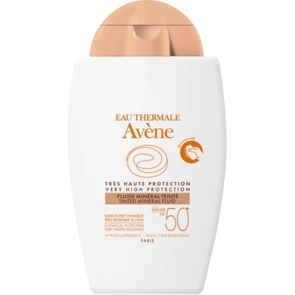AVÈNE SOLAR FLUÍDO MINERAL COM COR SPF50+ 40ML