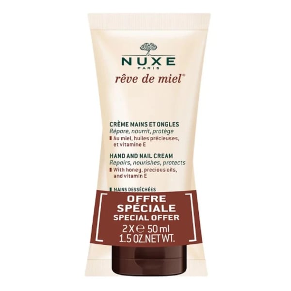 NUXE REVE DE MIEL CREME MAINS 2X50ML 7113027.webp