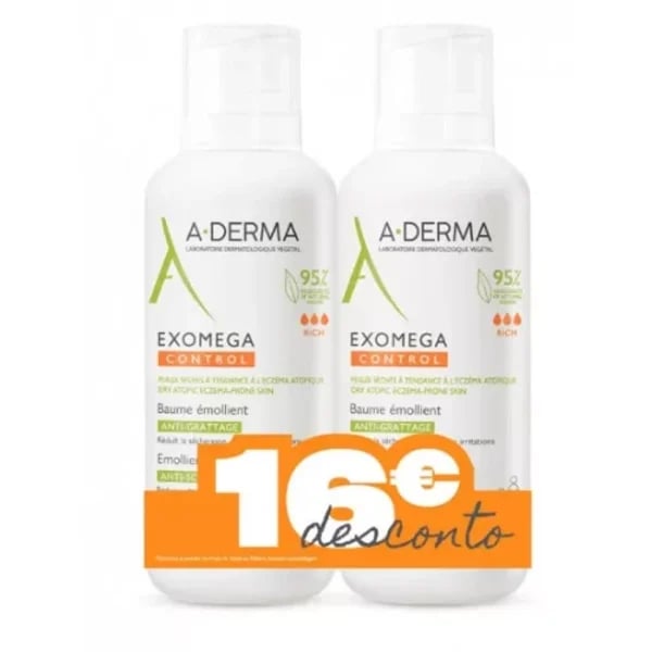 A-DERMA EXOMEGA CONTROL BÁLSAMO EMOLIENTE 400ML