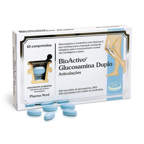 BIOACTIVO GLUCOSAMINA DUPLO COMPx60 x 60 COMPS