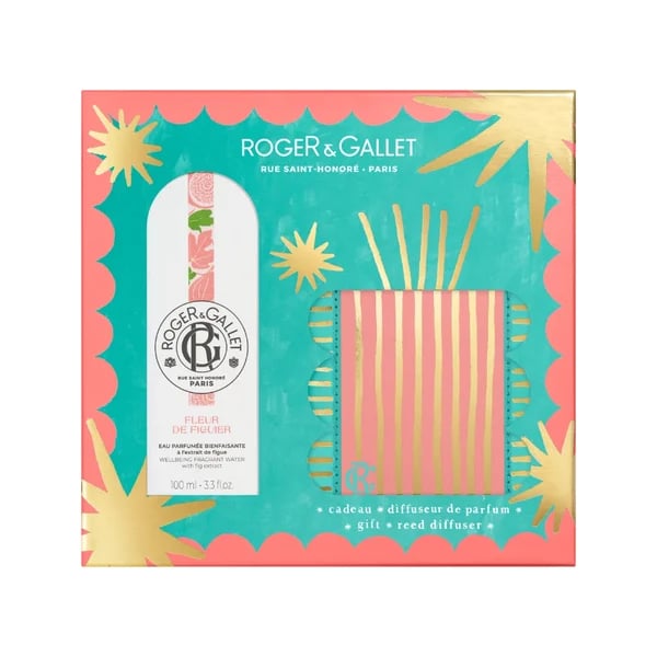 ROGER & GALLET <mark>F</mark>LEUR <mark>F</mark>IGUIER EAU DE TOILETTE 100ML + DIFUSOR NATAL 2025