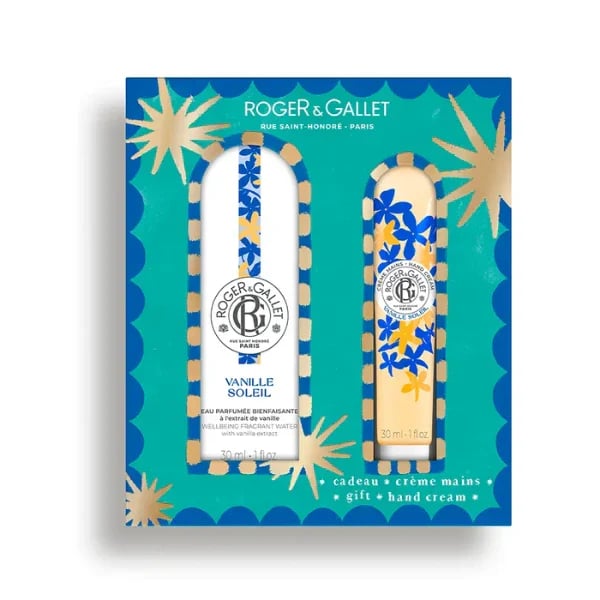 ROGER & GALLET COFFRET VANILLE SOLEIL EAU DE TOILETTE 30ML + CREME MÃOS NATAL 2025