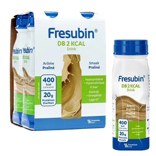 FRESUBIN DB 2KCAL DRINK PRALINE 4X200ML