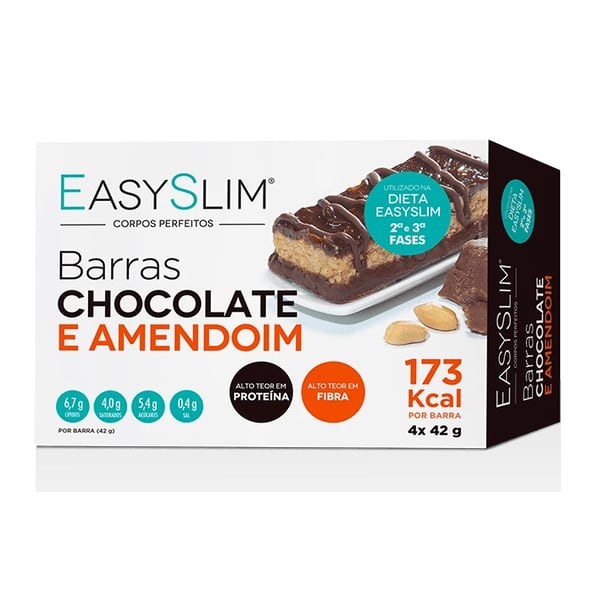 EASYSLIM BARRAS CHOC E AMENDOIM
