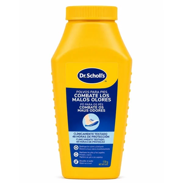 SCHOLL PÓ PÉS COMBATE MAUS ODORES 48H 85G