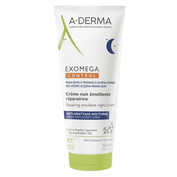 A-DERMA EXOMEGA CREME NOITE REPARADOR EMOLIENTE 200ML