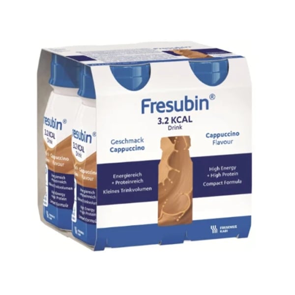 FRESUBIN 3.2KCAL DRINK CAPPUCCINO 4X125ML