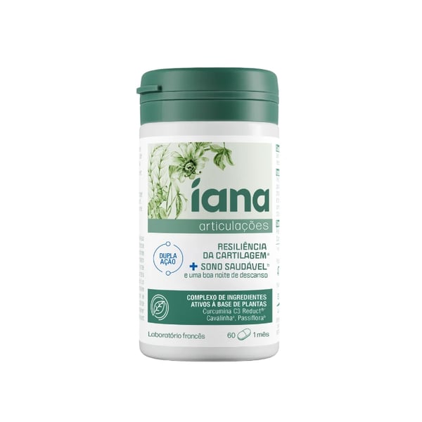 IANA RESILIÊNCIA DA CARTILAGEM + SONO SAUDÁVEL 60 COMPRIMIDOS