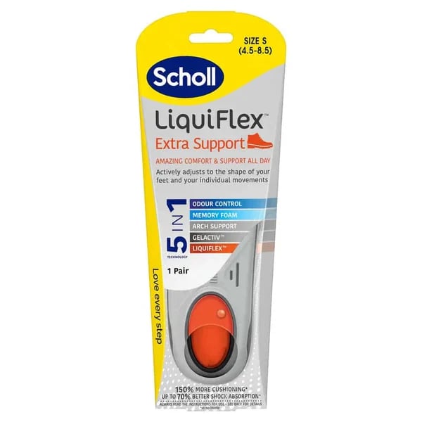 SCHOLL LIQUIFLEX PALMILHA SUPORTE EXTRA S